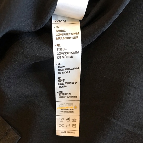 SOLD ❌100% Silk Classic Sleep Shirt Tunic Length - Picture 4 of 4